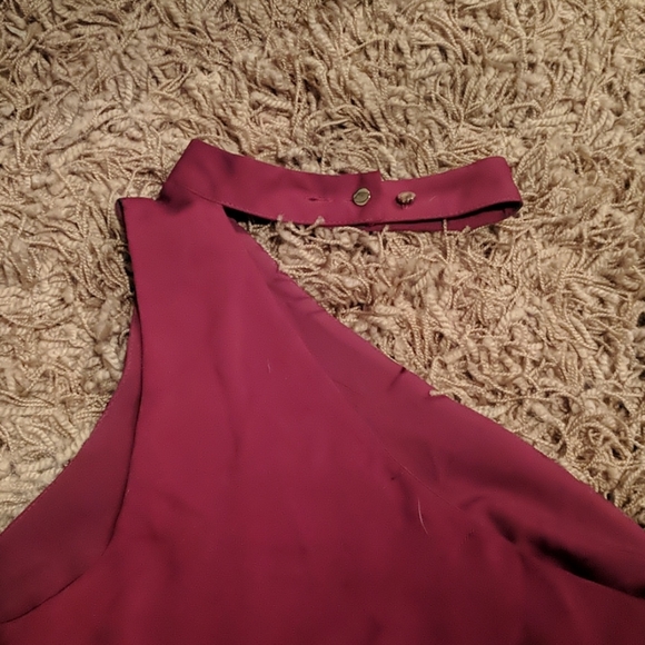 Dainty Hooligan Maroon Mini Dress - Picture 3 of 5